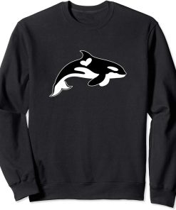 I Love Orcas | Cute Orca Whale T-Shirt Sweatshirt