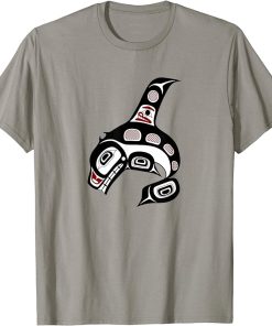 Northwest Pacific coast Haida art Orca Whale T-Shirt