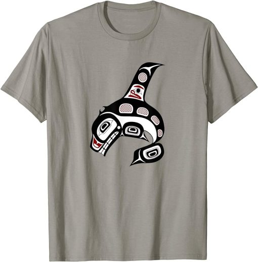 Northwest Pacific coast Haida art Orca Whale T-Shirt