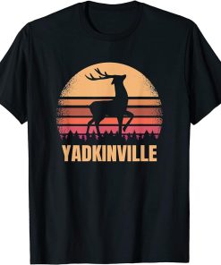 Yadkinville Winston Salem North Carolina Vintage 80s NC Deer T-Shirt